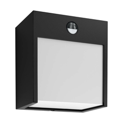 Brilagi-LED Spoljno zidno svetlo sa senzorom TERNI LED/12W/230V crno IP44