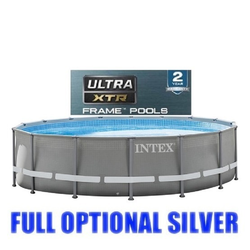 INTEX bazen Ultra Metal Frame (549x132cm), NOVI MODEL XTR + KIT SILVER