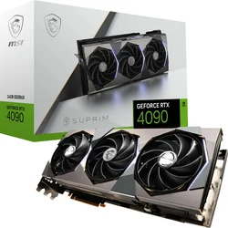 MSI Video Card RTX 4090 SUPRIM LIQUID X 24G (24GB GDDR6X/384bit, PCI-E Gen4, 3x DP, 1x HDMI, 1x16-pin Power Connector, 1000W recommended PSU, ATX,)