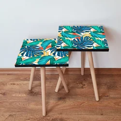 HANAH HOME Set 2 stočića 2Shp252 Multicolor
