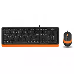 A4 TECH F1010 FSTYLER USB US narandžasta tastatura + USB narandžasti miš