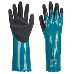MONSUN Rukavice MS60 hemijske nitrilne sandy grip 30cm