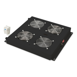Digitus DN-19 FAN-2-B-N rack accessory Fan panel