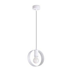 Sollux SL.1137 - Luster na sajli TITRAN 1xE27/60W/230V, beo