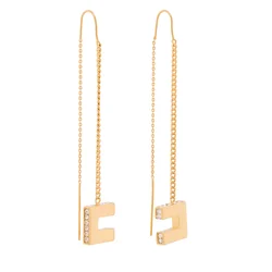 Uhani Elisabetta Franchi OR-33A-66E2-V240 Zlata