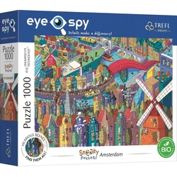 Trefl Puzzle UFT Eye-Spy Sneaky Peekers: Amsterdam 1000 kosov
