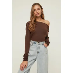 Trendyol Milla Ženska bluza TWOAW21BZ1383, Smeđa