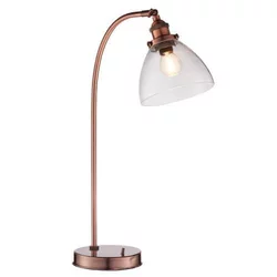 Endon 77861 - Stona lampa HANSEN 1xE27/40W/230V bakarna