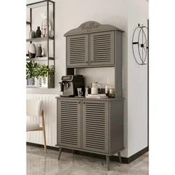 Hanah Home ormar za kafe kutak Avior 90, 90 cm, sivi