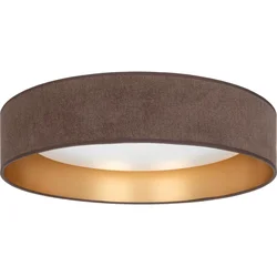 Brilagi-LED prigušiva sv. VEL. SM. ST. 24W/230V 3000-6000K prečnik 45 cm braon/zlatna WT+DO