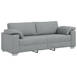Sofa za 3 osobe Svjetlosiva 220 cm tkanina