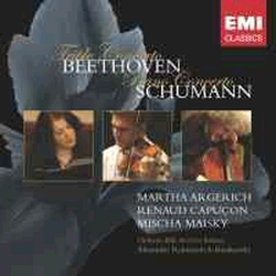 ARGERICH, CAPUCON MAISKY: BEETHOVEN, SCHUM NOTE