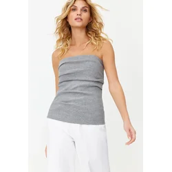 Trendyol Milla Ženska bluza TWOSS24BZ00136, Sive