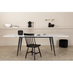 Venture Design Jedilna miza Jimmy 76x150x90 cm bela