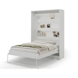 Postelja v omari Devesto - WB-V-DEV-W-140 - 140x200 cm - bela