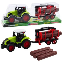 Traktor s prikolico HDS za prevoz lesa - Lean Toys