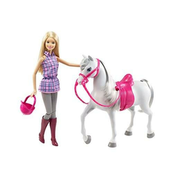 MATTEL Barbie punčka in konj