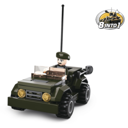 Sluban Army 8into1 M38-B0587F Jeep