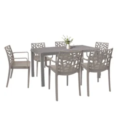 Violina 6+1 set vrtnega pohištva cappuccino