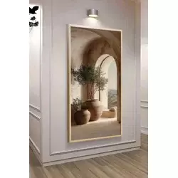 Wallity Dekorativna uramljena slika, 120x50cm, Šarena