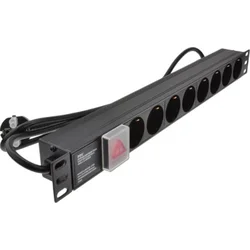 ExeLink Razvodni PDU panel za REK sa 8 utienih mesta (aluminijum)