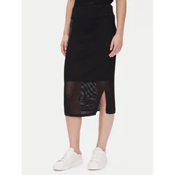 DKNY Ravno krilo P5BRAV85 Črna Slim Fit