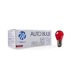 M-Tech Sijalica 21/5W BAY15D, 12 V, Crvena
