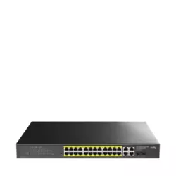 Cudy Switch 10/100/1000 24-port GS1028EPS2 Light Managed PoE+ sa 2x SFP 200W