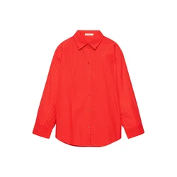 Pull&Bear Bluza rdeča / temno rdeča