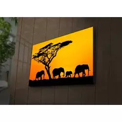 Slika na platnu Wallity sa LED osvetljenjem 45x70cm