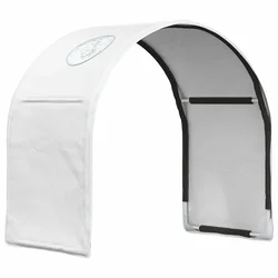 Vidaxl Posteljni Tuner 2 szt. Bela 211 x 52,5 x 2 cm Poliester
