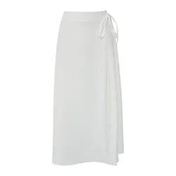 Trendyol Modest Ženska suknja Tctaw25Ee00007, Bela