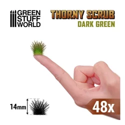 Matas Espinosas / Thorny SPIKY Scrub - DARK GREEN