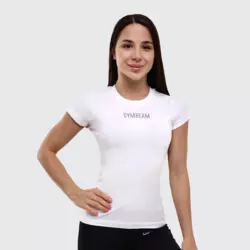 GymBeam Ženska majica kratkih rukava FIT White