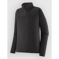Patagonia R1 Ultralight 1/2 Half-Zip Sweater black