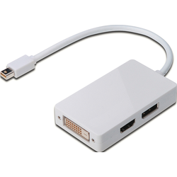DisplayPort/HDMI/DVI adapter [1x Mini-DisplayPort-utikač  1x DisplayPort-utičnica, HDMI