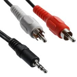 Adapter 2RCA na 3.5mm M