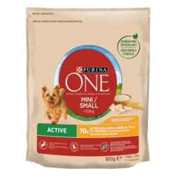 Briketi One Mini, piščanec in riž, 800g
