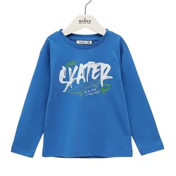 Wanex Majica dugih rukava za dečake Skater 17328, Plava
