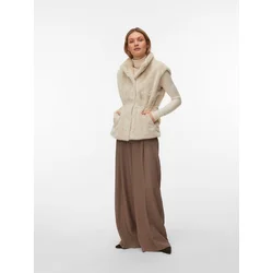 VERO MODA Brezrokavnik ecru
