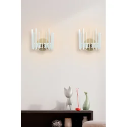 Opviq Zidna lampa E27 Max 40W, Bela
