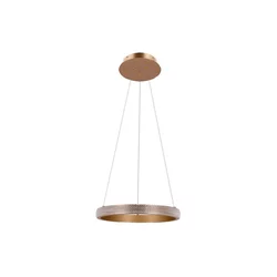 Hashim Visilica 40cm Zlatna 22W LED Prozirni Kristali