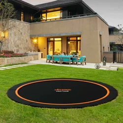 Trampolin Pro-Line FlatLevel 245 cm Black