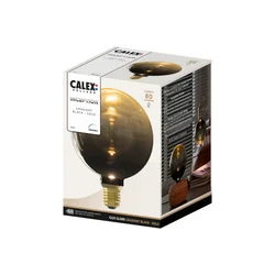 Calex Inception LED globus E27 G125 3W 1.800K dimm - črna/zlata