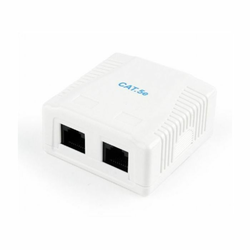 NCAC-2U5E-01 Gembird CAT5E UTP kutija za površinsku montažu sa 2 porta za RJ45
