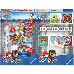 Ravensburger društvena igra – 3 x puzzle i igra memorije Patrolne Šape RA20983