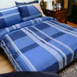 Posteljina Damast Dalia D14, 150x200cm, Plava