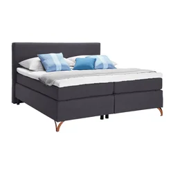 Esposa POSTELJA BOXSPRING 200 cm x 200 cm , tekstil antracit