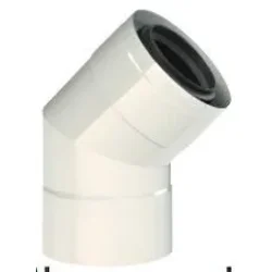 Almeva Almeva LAB koleno za odvod dimnih plinov DN125/180 45° APBB42