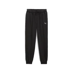 Mens Puma Essentials Elevated Relaxed Wash Sweatpants, Black, Size S, Puma